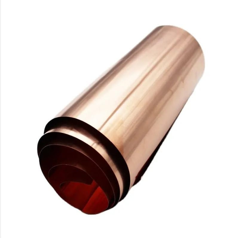 MTTHAHA Pure Copper Sheet Roll, Copper Flashing General Use or Roofing Flashing Roll - DIY (20Ga 6" Width, 5FT) - Image 1